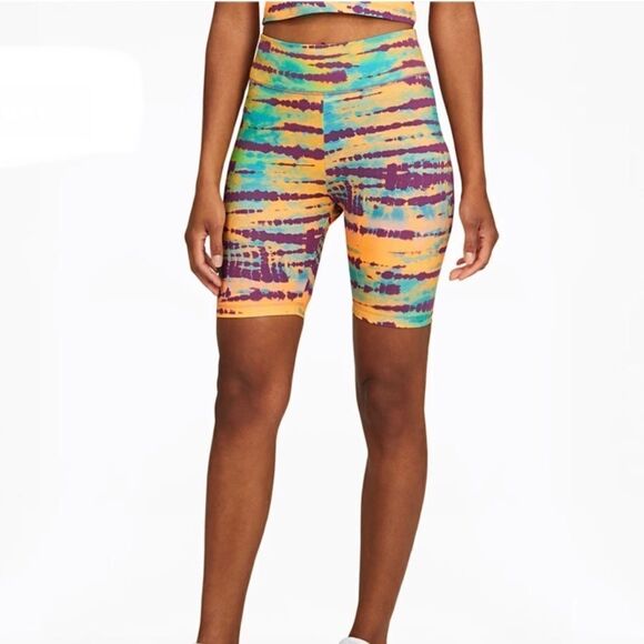 PUMA - Tie Dye Bike Shorts - Picture 1 of 7